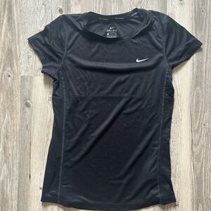 Nike Black Fitted Short Sleeve Tee